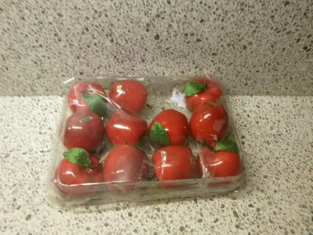 retro kunststof appeltjes, Verzamelen, Retro, Ophalen of Verzenden, Huis en Inrichting