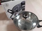 Pan nieuw in doos, Ophalen of Verzenden, Nieuw, Rvs, Kookpan of Snelkookpan