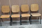 24 x Vintage schoolstoelen houten cafe stoelen horeca bistro, Antiek en Kunst, Antiek | Meubels | Stoelen en Banken, Ophalen of Verzenden