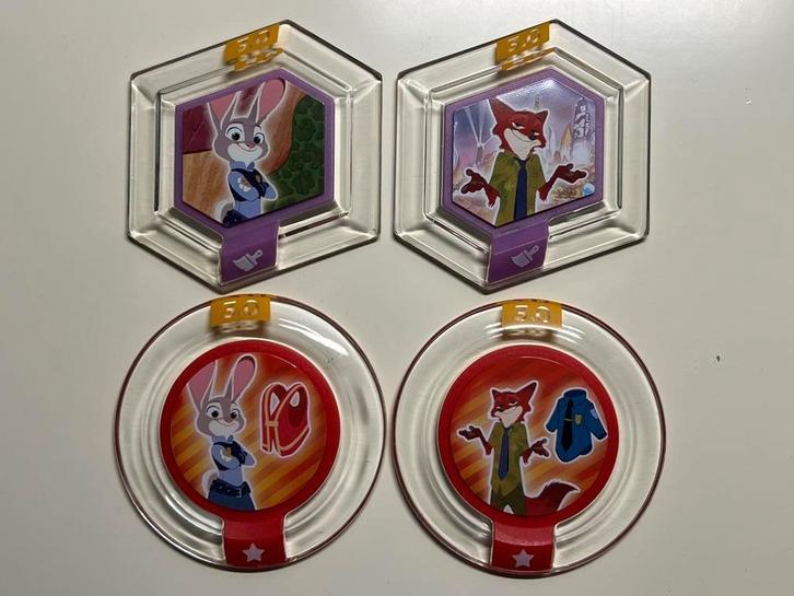 Disney Infinity 3.0 Zootopia / Zootropolis power discs pack, Spelcomputers en Games, Games | Nintendo Wii U, Zo goed als nieuw