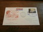 fdc nederlandse antillen  E1_1M – 14 maart 1957, Postzegels en Munten, Verzenden, Gestempeld