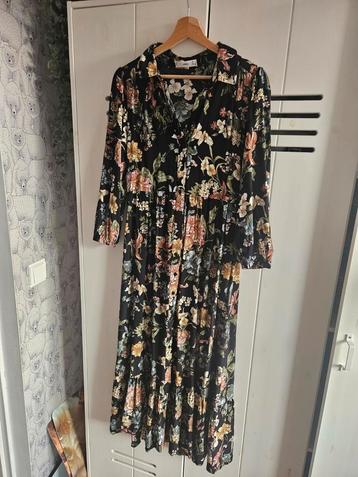 Mango maxi dress lange jurk bloemen maat s als nieuw  beschikbaar voor biedingen