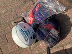 klettersteigset, harnas en helm, Sport en Fitness, Ophalen, Zo goed als nieuw