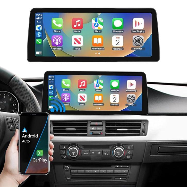 BMW CarPlay + Achteruitrijcamera Inbouw Professioneel, Auto diversen, Autoradio's, Zo goed als nieuw, Ophalen