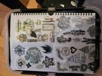 Doos gevuld met stempels, Hobby en Vrije tijd, Stempelen, Ophalen of Verzenden, Zo goed als nieuw, Clearstamp