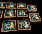 Zeldzaam kunsthandel BORZO De Staties Kruisweg van Christus, Antiek en Kunst, Ophalen of Verzenden