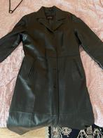 Mooie lange leren jas Saki (maat M/L), Kleding | Dames, Jassen | Winter, Maat 38/40 (M), Zwart, Ophalen of Verzenden, Zo goed als nieuw