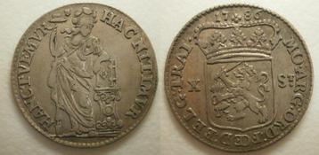PD10509 Utrecht ½ Gulden zilver 1786 beschikbaar voor biedingen