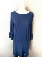 Prachtige blauwe  jurk, maat L, LaDress, Ophalen of Verzenden, Zo goed als nieuw, Maat 38/40 (M), Onder de knie