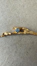 Lapponia keting met briljant 38cm 18k goud valentijnscadeau, Ophalen of Verzenden, Zo goed als nieuw, Goud