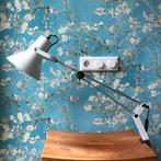 Retro vintage jaren 80 witte Ikea tafellamp / klemlamp, Huis en Inrichting, Minder dan 50 cm, Retro vintage, Gebruikt, Ophalen of Verzenden