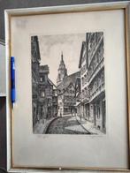 pentekening van Tubingen in Duitsland, Ophalen of Verzenden