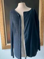 Zwart katoen linnen zomer vestje maat L/XL, Thing, Zwart, Maat 42/44 (L), Ophalen of Verzenden