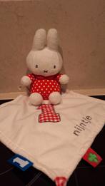 Zgan Knuffeldoekje labeldoekje Nijntje - Zacht en lief!, Ophalen of Verzenden, Zo goed als nieuw, Konijn