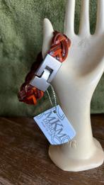 Leren armband nieuw MKM Design, Sieraden, Tassen en Uiterlijk, Armbanden, Ophalen of Verzenden, Nieuw, Bruin, Leer