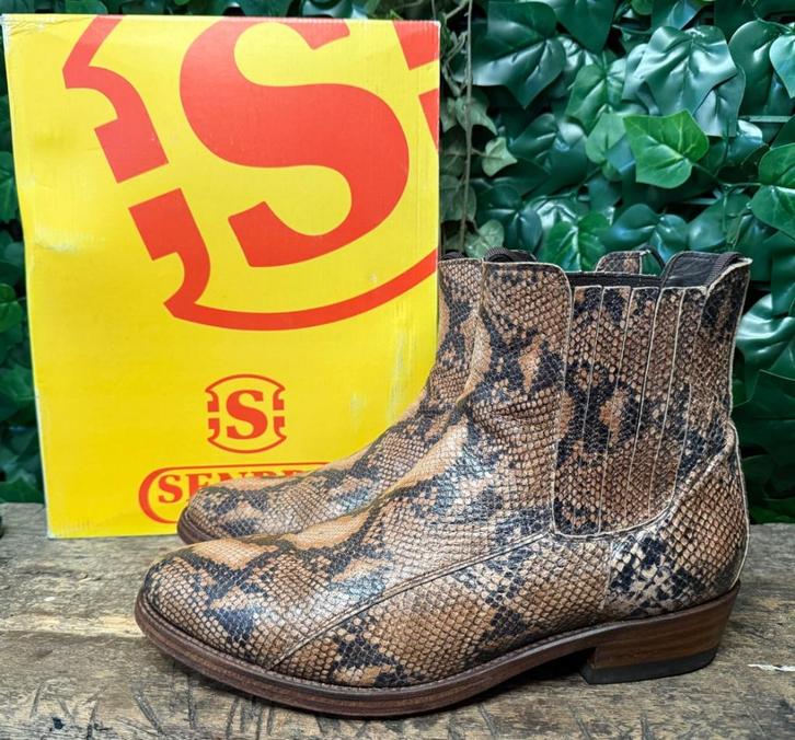 gewoon Nieuwe python leren laars van Sendra maat 46, Kleding | Heren, Schoenen, Zo goed als nieuw, Boots, Bruin, Ophalen of Verzenden