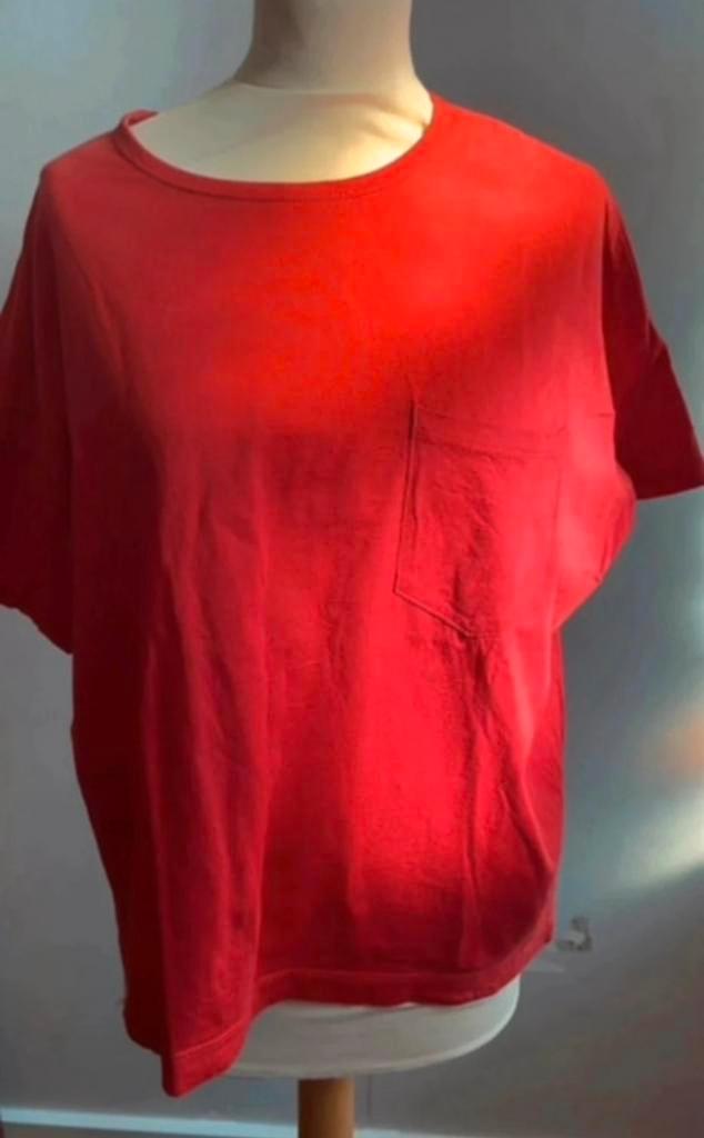 Zara Trafaluc rood shirt maat s, Kleding | Dames, T-shirts, Zo goed als nieuw, Maat 36 (S), Rood, Korte mouw, Ophalen of Verzenden