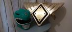 Groene Power Ranger helm + schild, Ophalen of Verzenden, Zo goed als nieuw