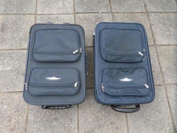 Koffer - Handbagage - Leonardo - L55xB35xD23cm - Setprijs! beschikbaar voor biedingen