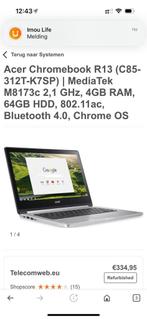 Acer R13 luxe ChromeBook(s), 64 GB, Ophalen of Verzenden, Zo goed als nieuw