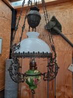 Hanglamp antiek/ grootmoeders  tijdperk., Antiek en Kunst, Antiek | Lampen, Ophalen