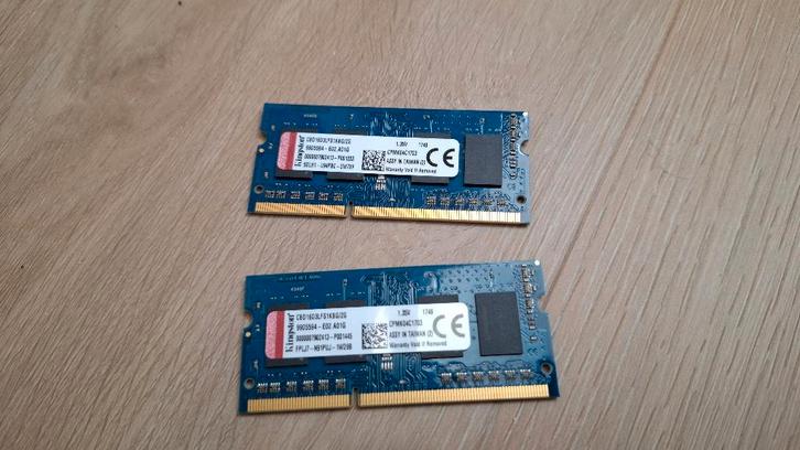 2x 2GB Kingston RAM geheugen voor QNAP NAS DR3L-SO-1600, Computers en Software, NAS, Gebruikt, Ophalen of Verzenden