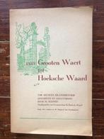 M. Allewijn van Grooten Waert tot Hoeksche Waard 1952, Boeken, Geschiedenis | Stad en Regio, Ophalen of Verzenden, M. Allewijn