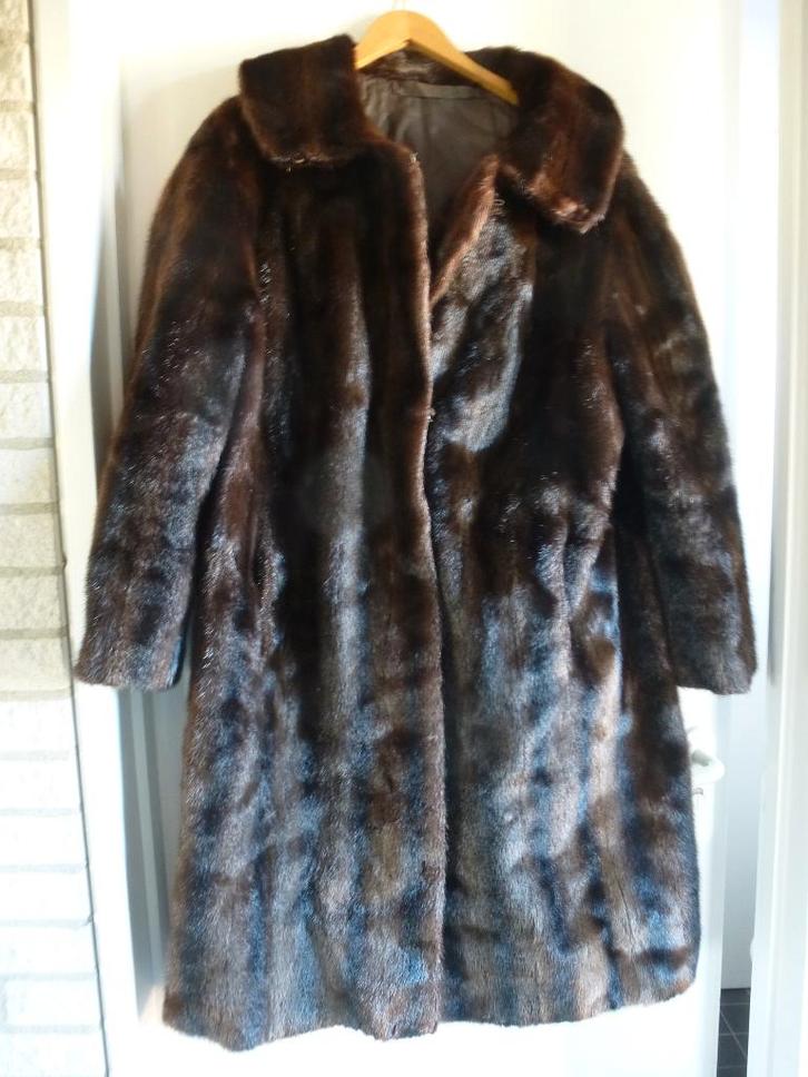 dames winterjas, maat 44, Kleding | Dames, Jassen | Winter, Gedragen, Maat 42/44 (L), Bruin, Ophalen of Verzenden