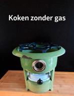 Emaille petroleumstel groen 1 pits, Ophalen of Verzenden