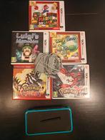 New Nintendo 2DS XL + Games, Spelcomputers en Games, Spelcomputers | Nintendo 2DS en 3DS, Ophalen, Gebruikt, Met games, Zwart