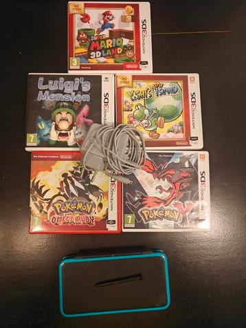 New Nintendo 2DS XL + Games beschikbaar voor biedingen