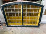 4 glas in lood ramen, Ophalen, Gevelraam of Ruit, Gebruikt, Minder dan 80 cm