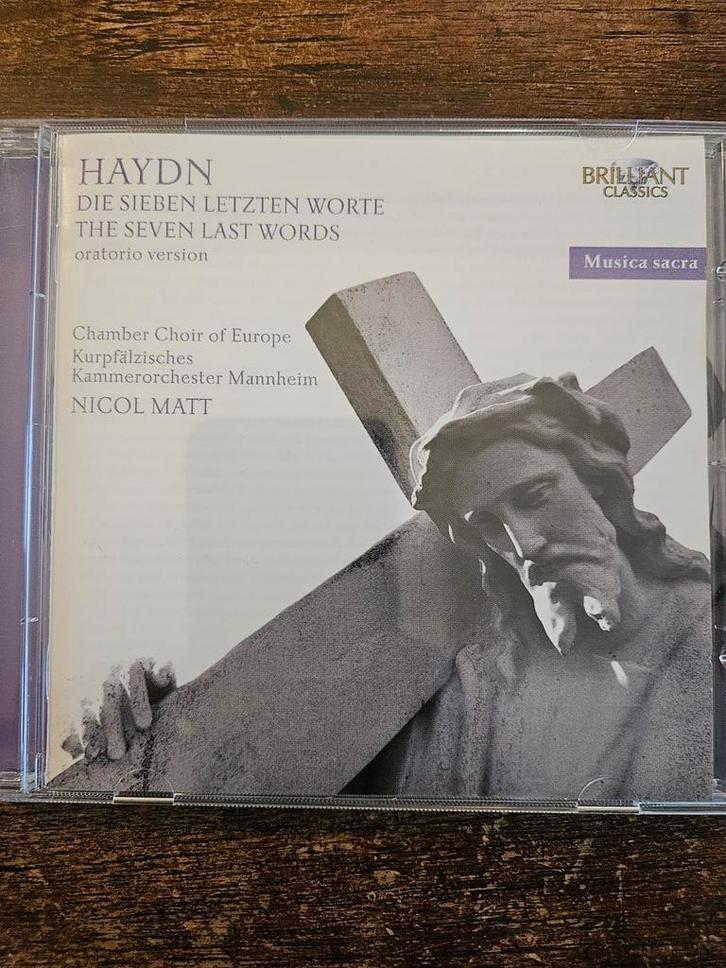 Haydn - Die Sieben Letzten Worte (CD), Cd's en Dvd's, Cd's | Klassiek, Zo goed als nieuw, Vocaal, Classicisme, Met libretto, Ophalen of Verzenden
