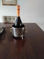 Wijnkoeler zilver gegraveerd, Huis en Inrichting, Woonaccessoires | Wijnrekken, Verzenden, Zo goed als nieuw, Minder dan 5 flessen