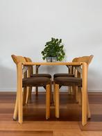 Bruno Rey eettafelset ZELDZAAM Kusch & Co, Huis en Inrichting, Stoelen, Ophalen, Bruin, Vier, Bruno Rey