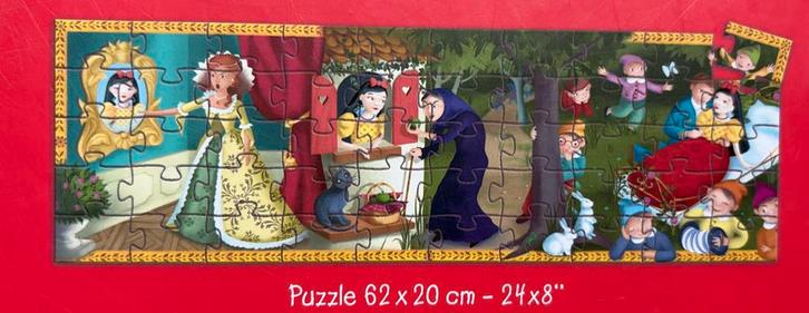 Djeco puzzel Sneeuwwitje 50 stukjes, Kinderen en Baby's, Speelgoed | Kinderpuzzels, Zo goed als nieuw, 4 tot 6 jaar, 10 tot 50 stukjes