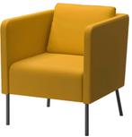 Ikea fauteuil geel x2, Huis en Inrichting, Fauteuils, Ophalen, Zo goed als nieuw, 75 tot 100 cm, 50 tot 75 cm
