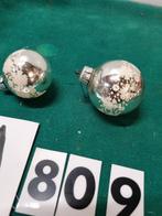 kerstballen bewerkt zilver vintage [a809], Diversen, Kerst, Ophalen of Verzenden