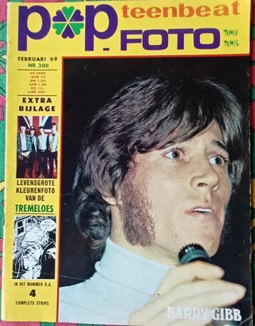 POPFOTO/ feb '69/ BARRY GIBB/ SUPREMES/ MICK JAGGER/ LENNON beschikbaar voor biedingen