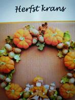 Patroon herfstkrans, Hobby en Vrije tijd, Vilt, Ophalen of Verzenden, Zo goed als nieuw, Boek of Patroon