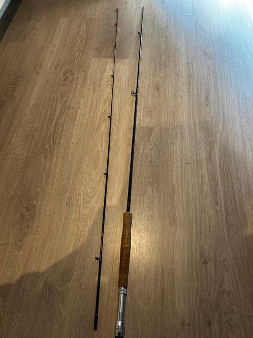 Vliegvishengel DAM X Kev Carbon 2.55m AFTMA 6-7, Watersport en Boten, Hengelsport | Vliegvissen, Zo goed als nieuw, Werphengel
