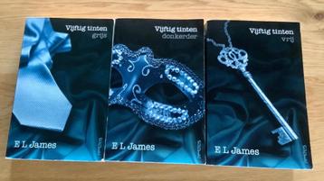 Trilogie van Vijftig Tinten Grijs van E L James beschikbaar voor biedingen