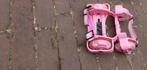 Flikkerende roze wieltjes voor onder schoenen, Ophalen, Verstelbaar, Gebruikt