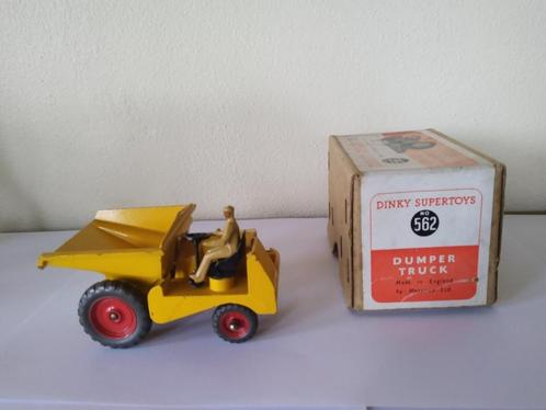 Dinky supertoys dumper truck no 562 met doosje uit 1948, Hobby en Vrije tijd, Modelauto's | 1:43, Zo goed als nieuw, Tractor of Landbouw