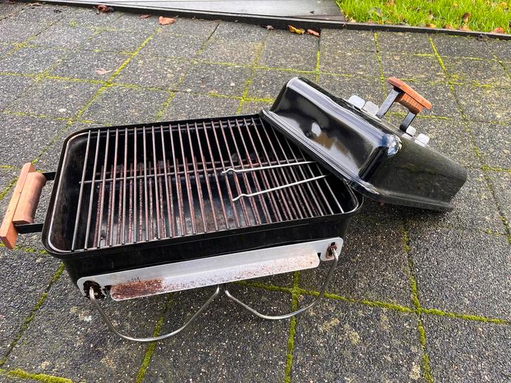 Weber Go-Anywhere Houtskool BBQ, Tuin en Terras, Houtskoolbarbecues, Gebruikt, Ophalen