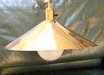 Sfeervolle verlichting 2 koperkleurige vintage plafondlampen, Ophalen, Gebruikt, Metaal