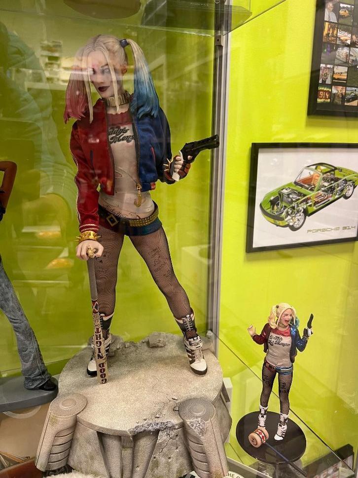 Harley Quinn 1:4 Side Show, Verzamelen, Poppetjes en Figuurtjes, Ophalen of Verzenden