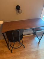 Bureau en stoel Ikea, Huis en Inrichting, Bureaus, Ophalen, Zo goed als nieuw