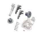 4x Kettingmechanisme rolgordijn betonlook/transparant 100 cm, 100 tot 150 cm, 100 tot 150 cm, Nieuw, Ophalen of Verzenden