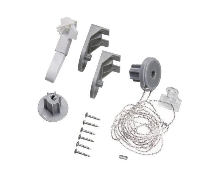 4x Kettingmechanisme rolgordijn betonlook/transparant 100 cm, Huis en Inrichting, Stoffering | Gordijnen en Lamellen, Nieuw, 100 tot 150 cm